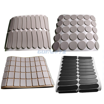  手机座自粘灰色硅橡胶脚