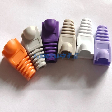 Linkwylan 网络电缆保护套适用于 RJ45 模块化插头 Cat5e Cat6 直径 5.7-6.2mm 塑料保护套 9 色