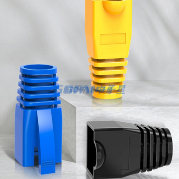 用于以太网电缆的高品质各种 PVC 材料保护套 RJ45 应变消除靴