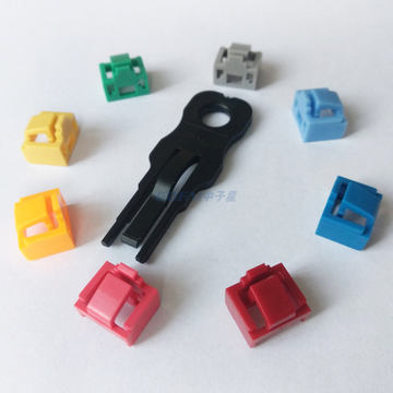 带钥匙的 RJ45 端口防尘塑料保护锁