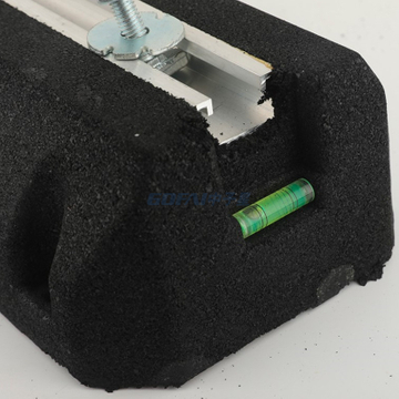 空调安装脚/Plot Sol Antivibratile/Flexi Foot Premium Montagesockel Mit Schiene 250 毫米