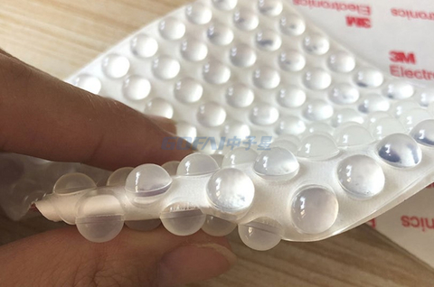 半球形消音柜门硅胶缓冲垫