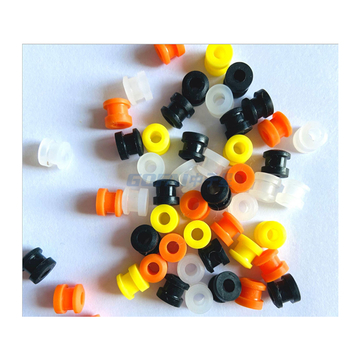 定制橡胶索环 3mm 硅胶电缆套管接线线圈