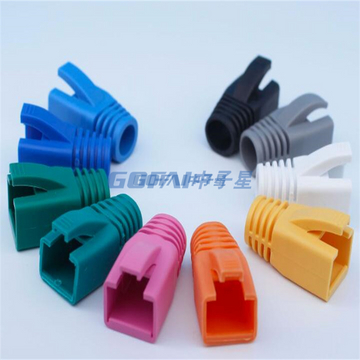 Super Ca5 Cat6 Cat7 Cat8保护套宽带水晶头RJ45护套网线接头