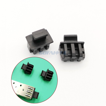 高品质硅胶 SFP 光纤 黑色硅胶防尘塞