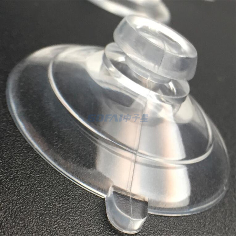 硅胶PVC带螺纹吸盘玻璃塑料螺丝吸盘