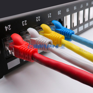 最优惠的价格高品质工厂 RJ45 彩色袖套 CAT 6 7 CAT6Cat7 CAT8 模块化插头连接器的安全套