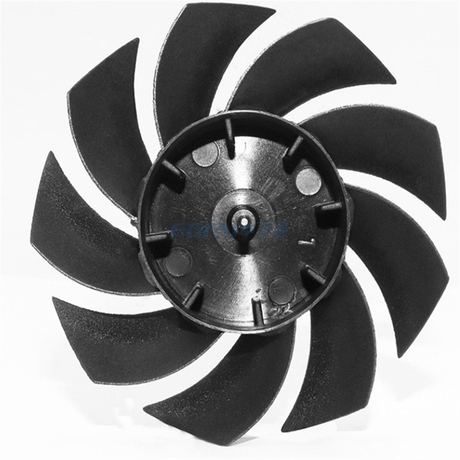 手持小风扇手持PP塑料扇叶75mm3寸3叶小扇叶乳白色扇叶