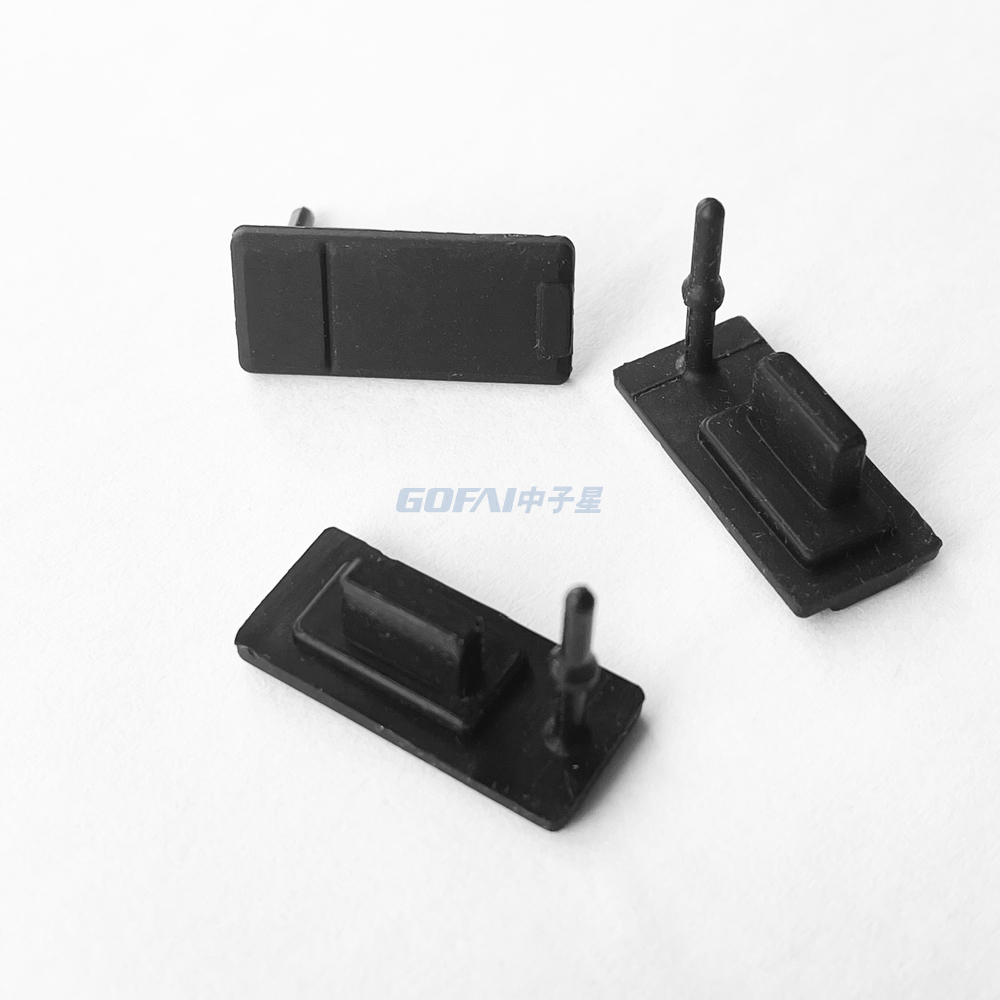 用于 USB 母端口的高品质成型硅胶 USB Type-A 防尘塞盖