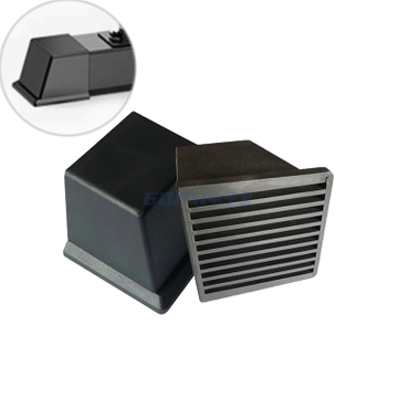 60*60 健身器材保护橡胶脚管端盖 