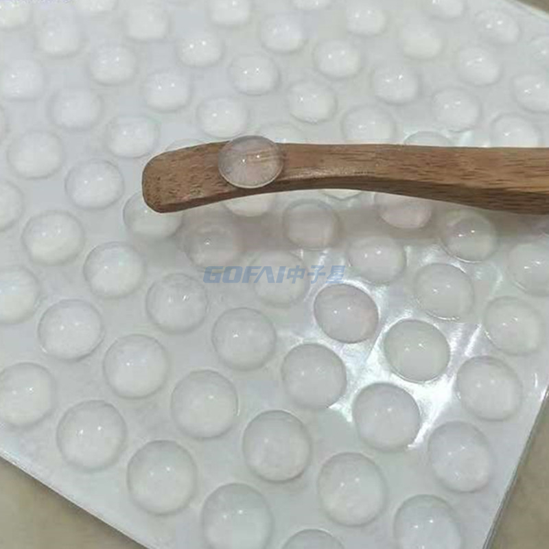 透明硅橡胶防滑保险杠脚垫胶垫